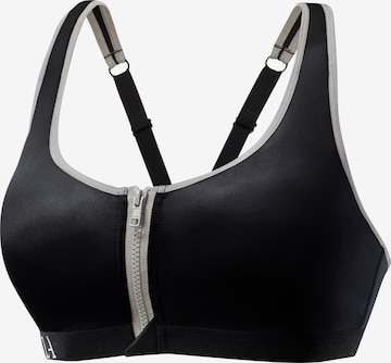 LASCANA ACTIVE Bustier Sportmelltartók - fekete: elől