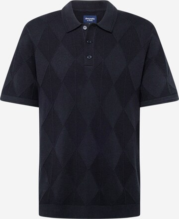 Abercrombie & Fitch Poloshirt 'DATE NIGHT' in Schwarz: predná strana