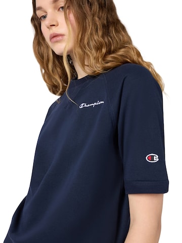 Champion Bluzka sportowa 'CREWNECK SWEATSHIRT NAVY' w kolorze niebieski