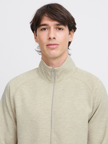 Casual Friday Zip-Up Hoodie 'Sigurd' in Beige