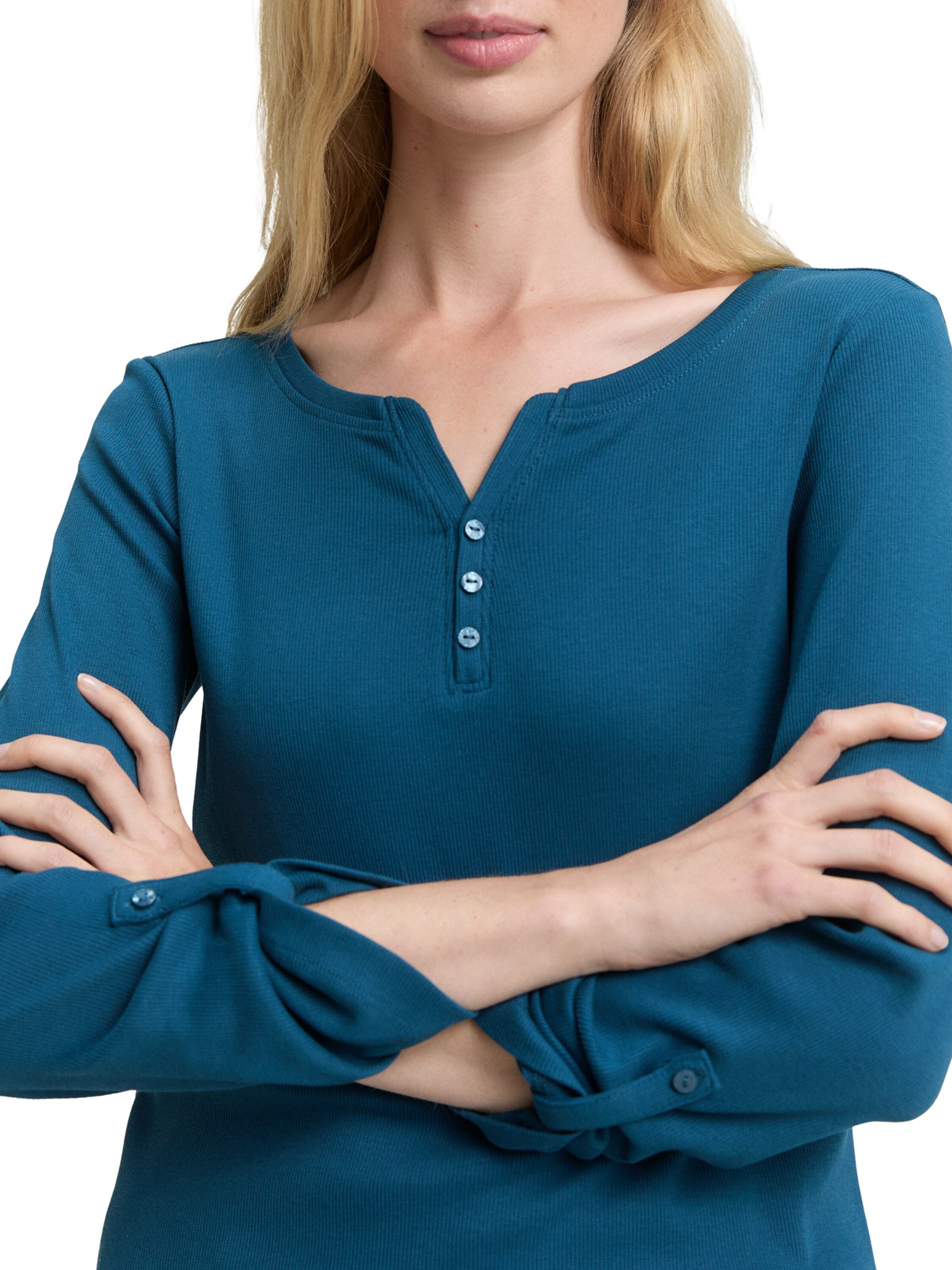 TOM TAILOR Tričko – modrá