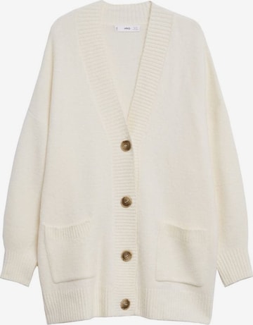 Cardigan MANGO en beige : devant