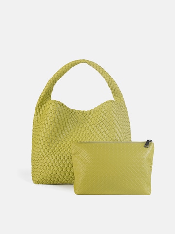 L37 HANDMADE SHOES Handtas 'KANSAS' in Geel: voorkant