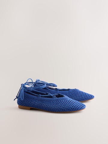 Next Балерина с каишка 'Forever Comfort' в синьо