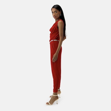 Elara Jumpsuit in Red