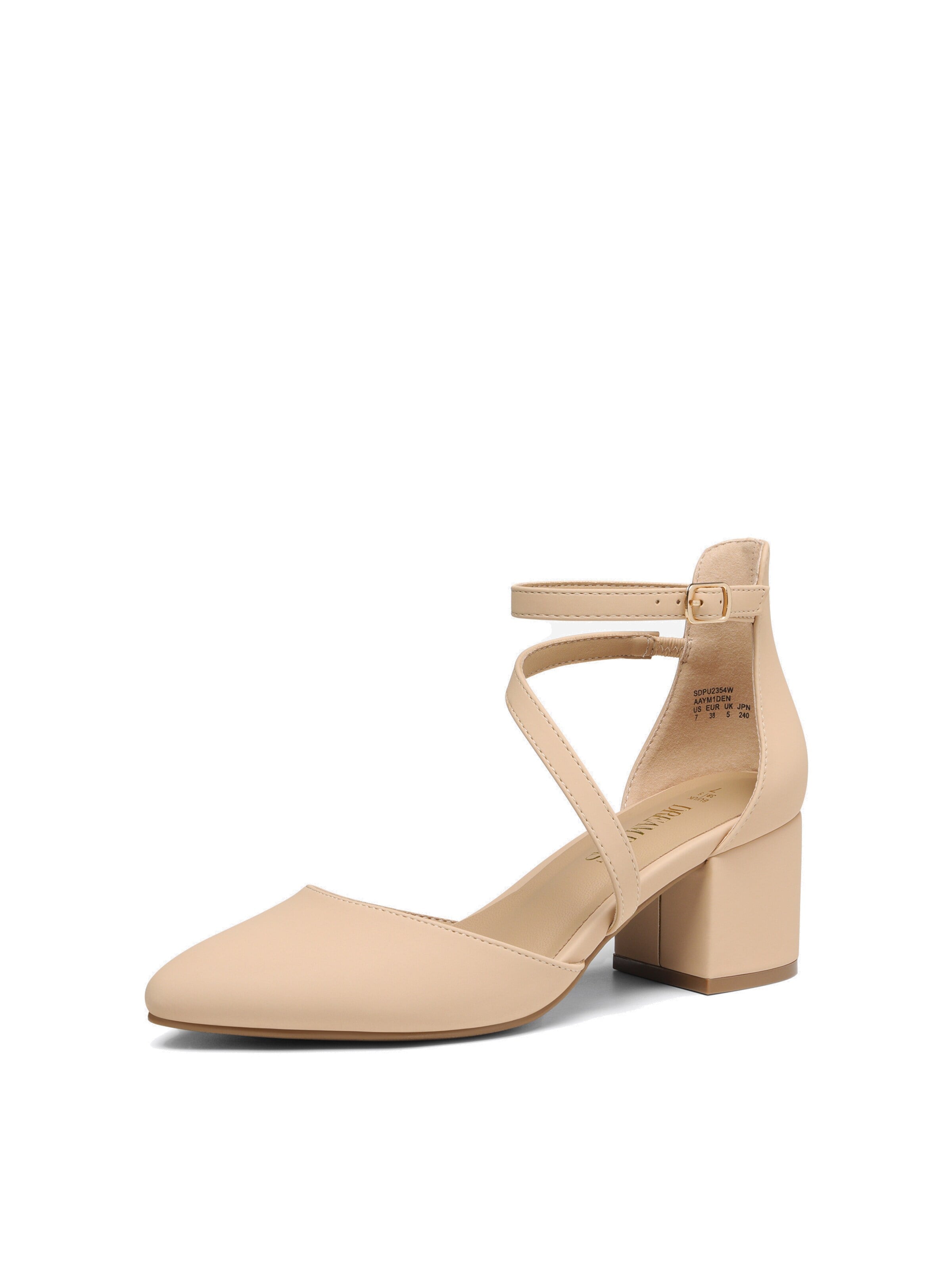 Escarpins Dream Pairs en beige : devant