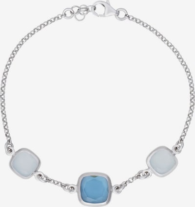 Zoccai Armband in blau / pastellblau / silber, Produktansicht