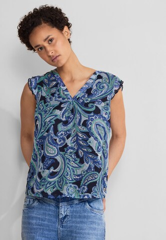 STREET ONE Bluse in Blau: predná strana