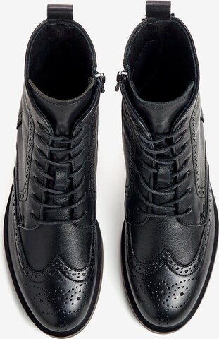 LLOYD Lace-Up Ankle Boots in Black