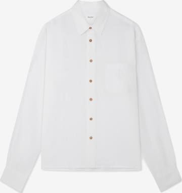 Boardies Regular fit Button Up Shirt 'Fiorella Sea Salt L/S' in White: front