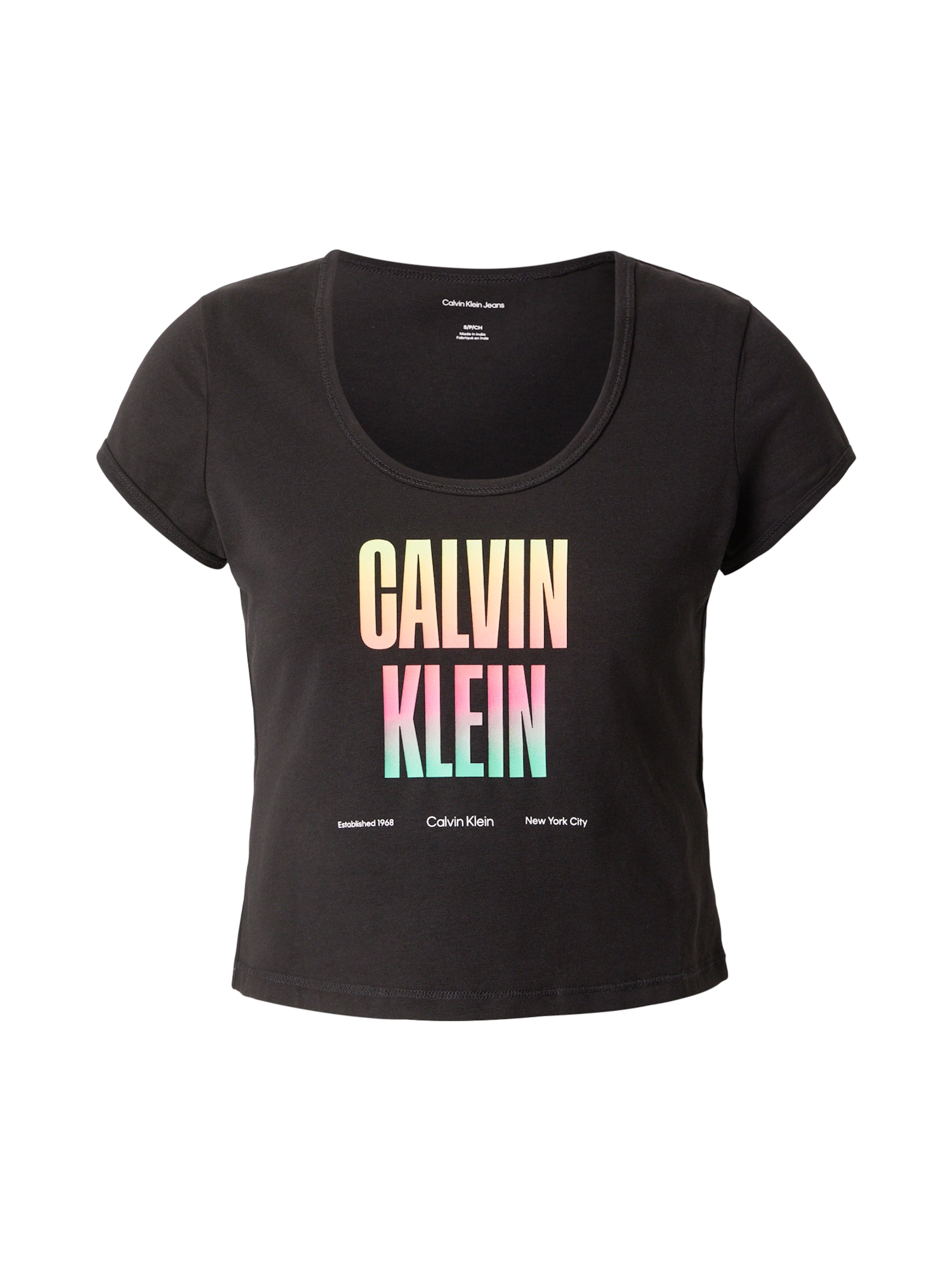 Calvin Klein Jeans Särk 'Pride', värv must: eest vaates