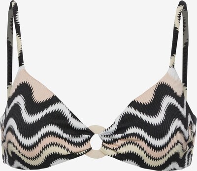 Seafolly Bikinitop 'Neue Wave' in beige / schwarz / weiß, Produktansicht