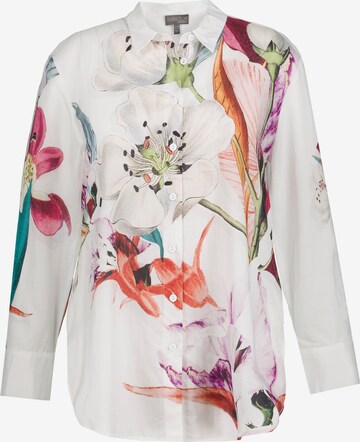 Ulla Popken Blouse in Wit: voorkant