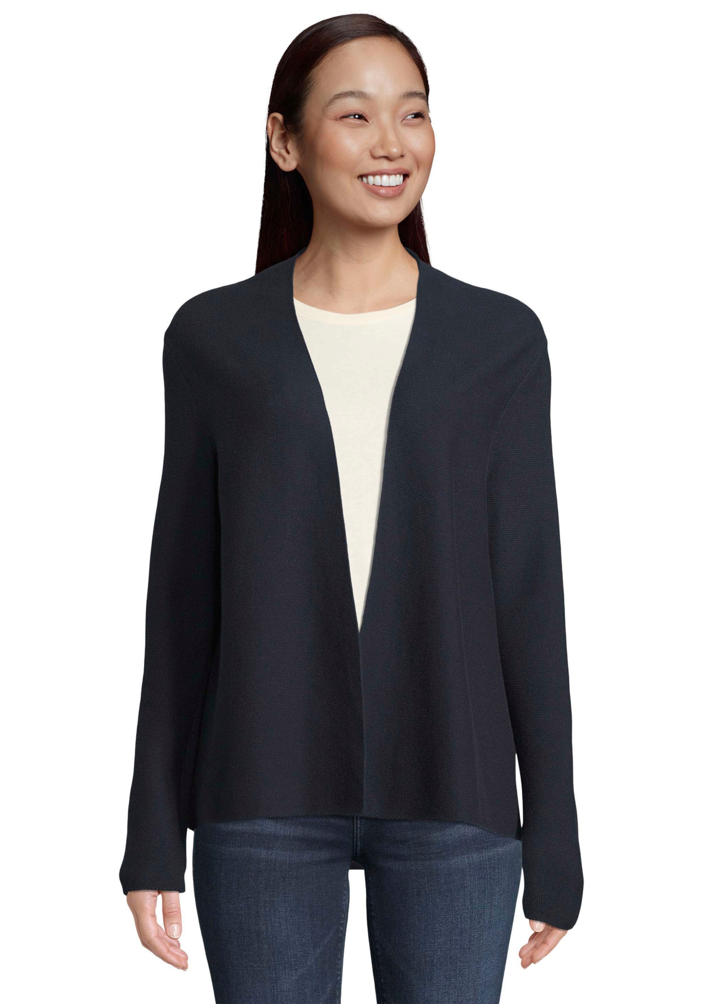 TOM TAILOR Knit Cardigan in Blue: front