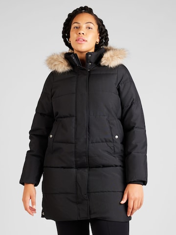Vero Moda Curve Zimní bunda 'ADDISON' – černá: přední strana