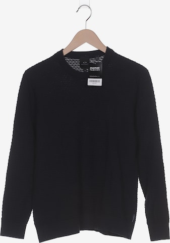 ARMANI EXCHANGE Sweater & Cardigan in M in Blue: front