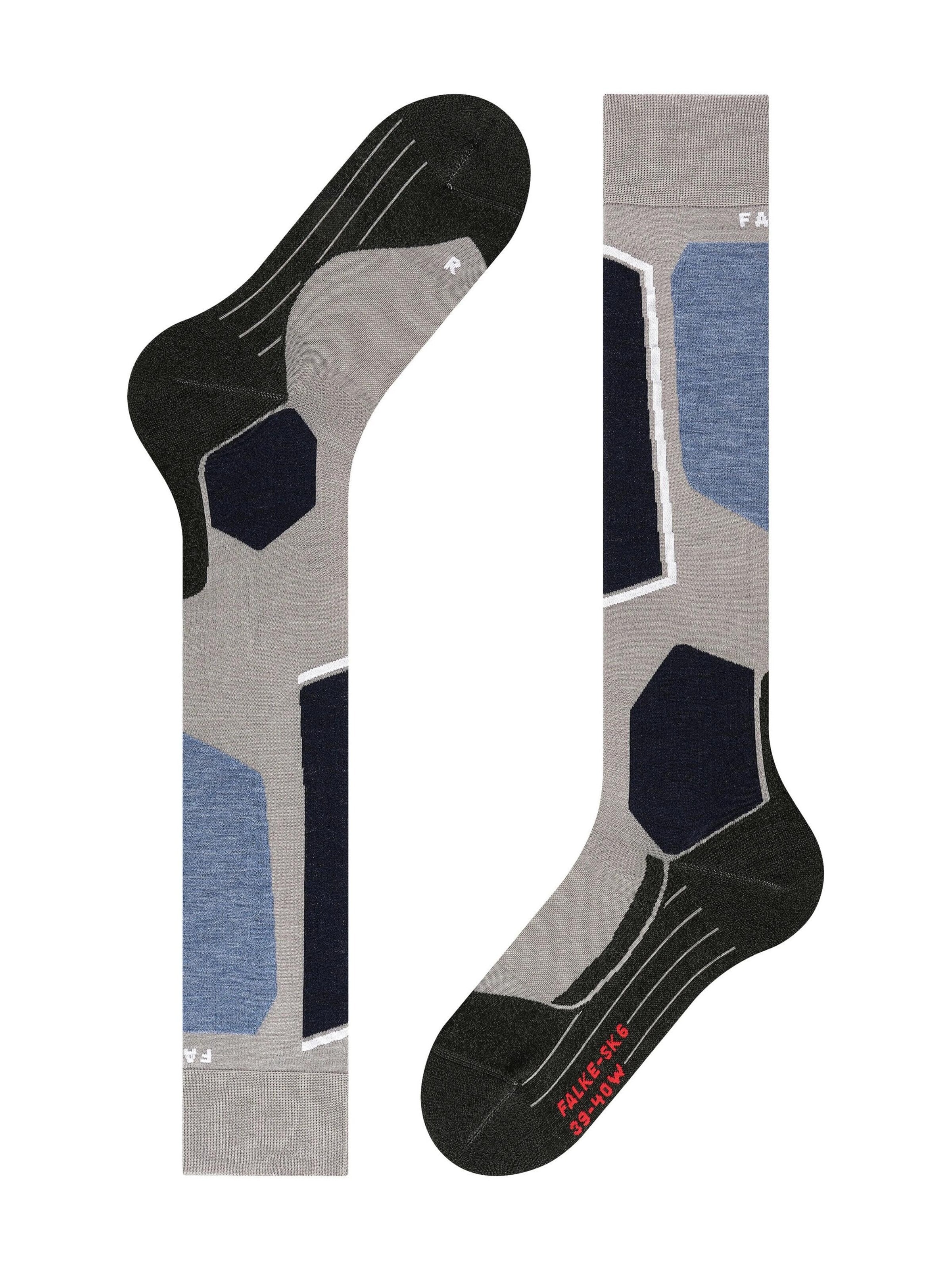 FALKE Athletic Socks 'SK6 Pro' in Grey