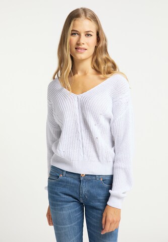 usha BLUE LABEL Pullover in Weiß: Vorderseite