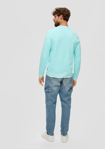 s.Oliver Sweater in Blue: back