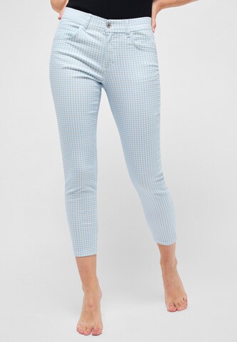 Angels Skinny Pants in Blue: front