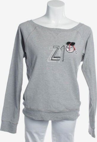 Marc Cain Sweatshirt & Zip-Up Hoodie in L in Grey: front