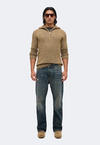 KnowledgeCotton Apparel Sveter - Zelená