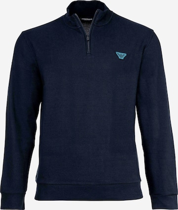 Felpa di Emporio Armani in blu: frontale