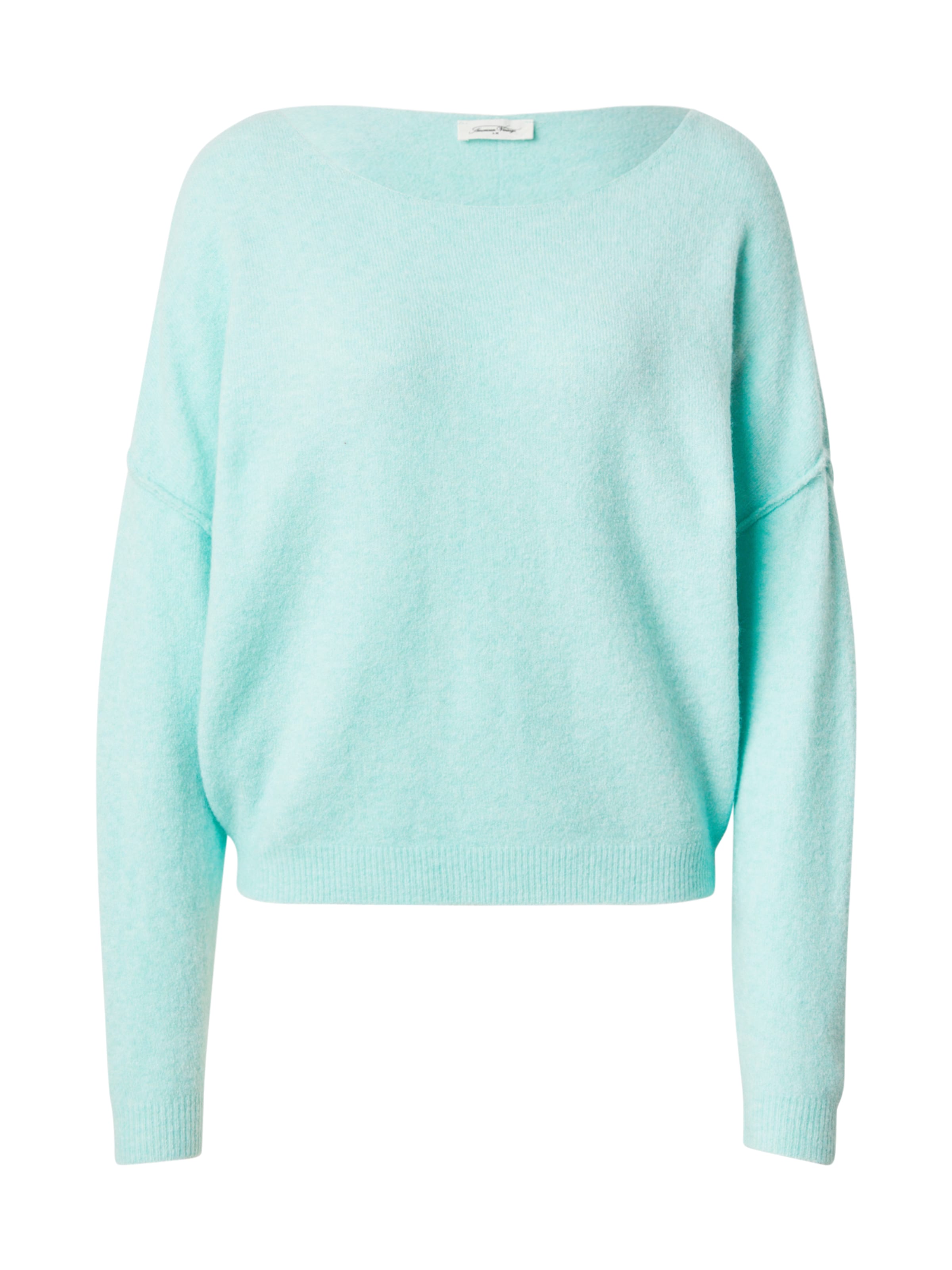 Pull-over 'DAMSVILLE' AMERICAN VINTAGE en vert : devant