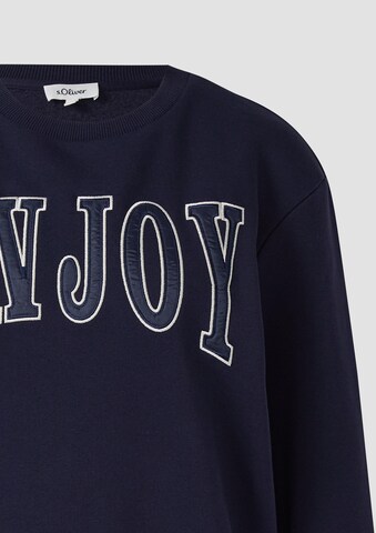 s.Oliver Sweatshirt in Blauw