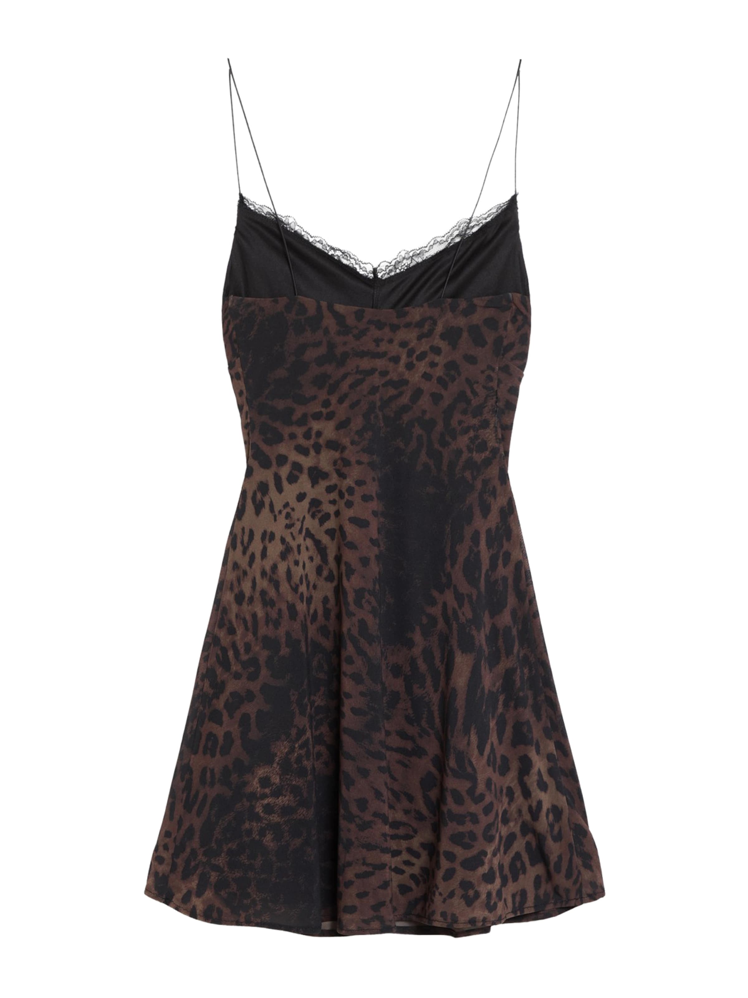 Bershka Kleid in Braun: Rückseite