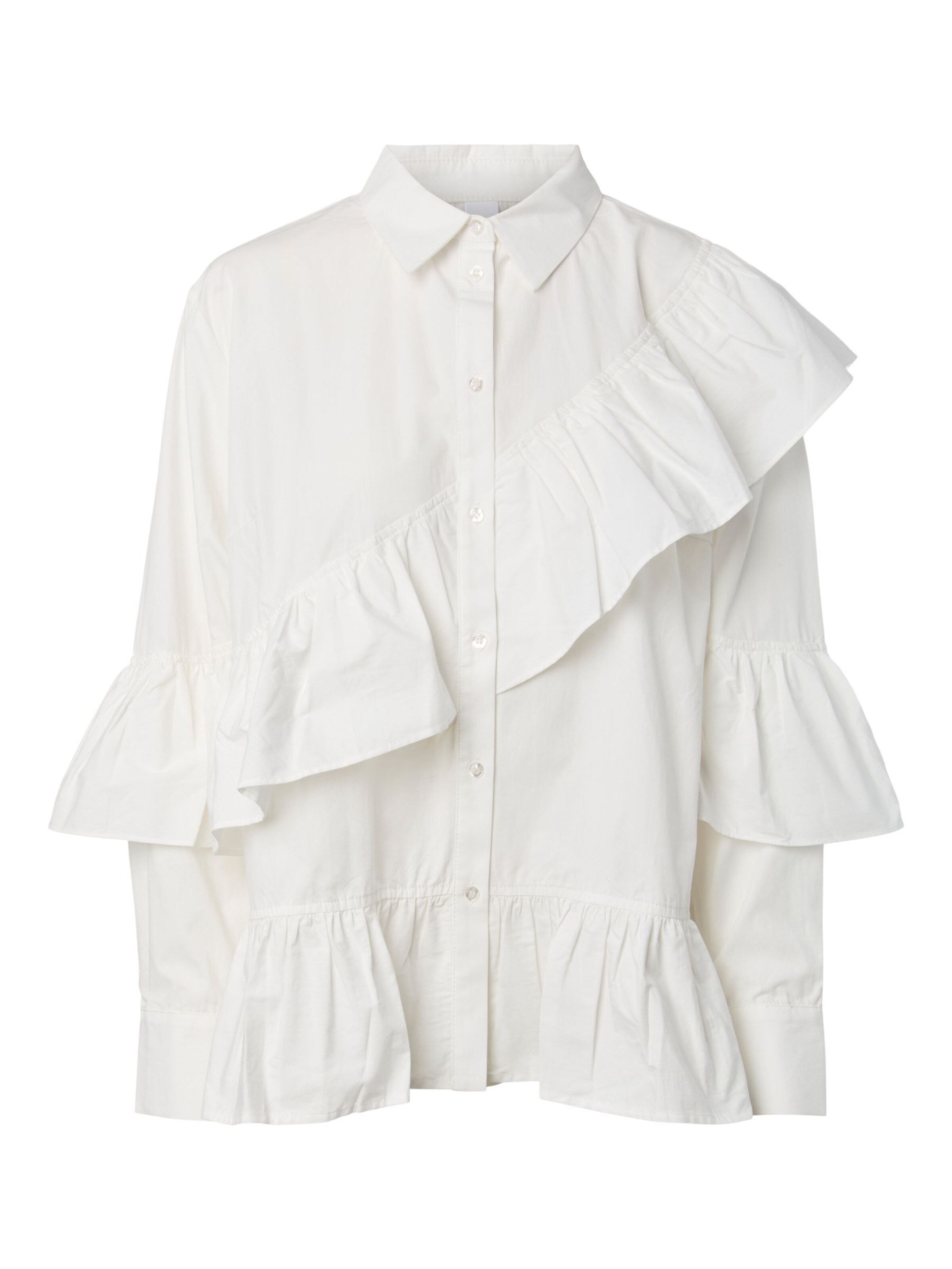 YAS - Blusa 'YASWillu' en blanco: frente