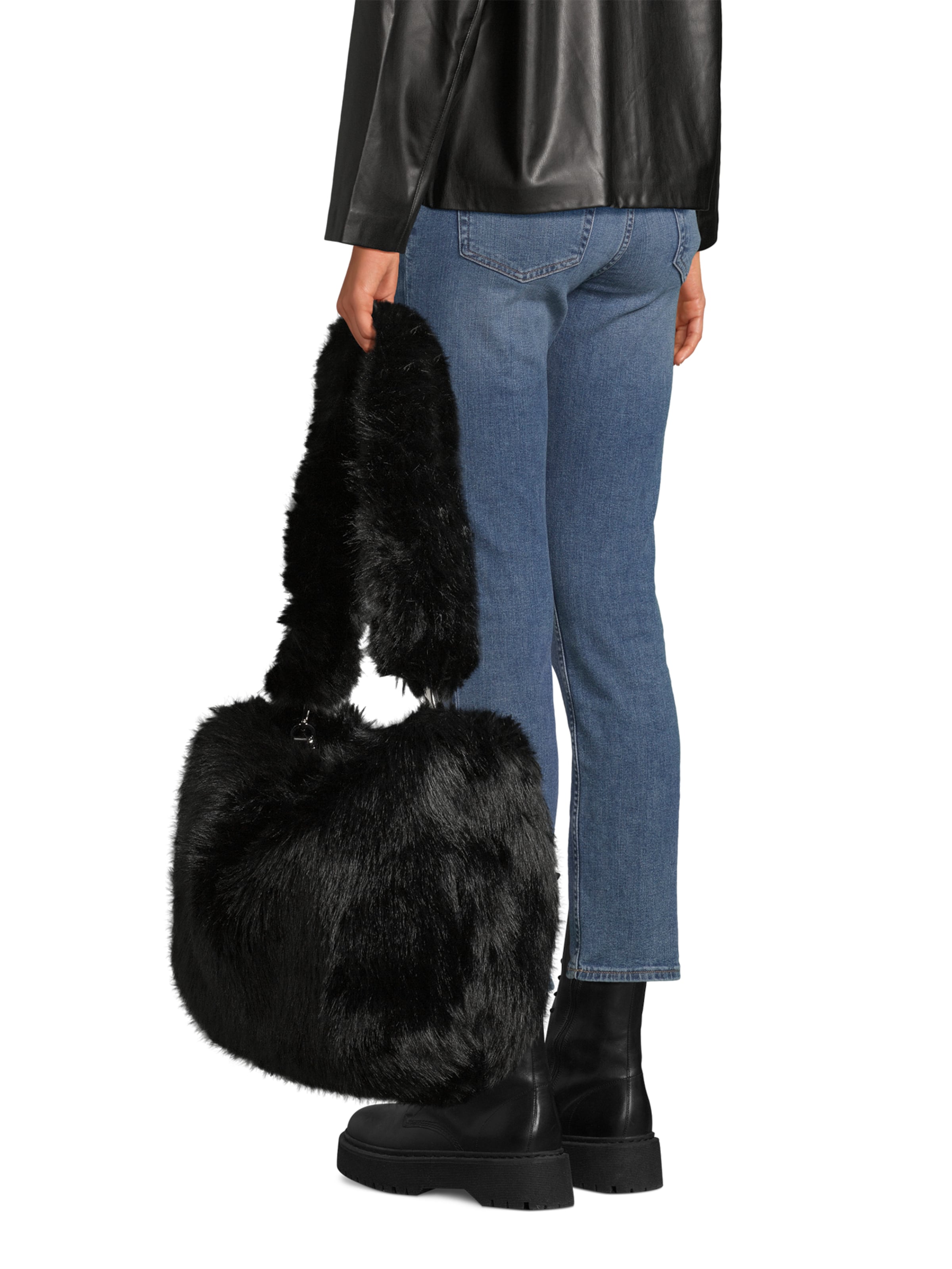 STAND STUDIO Shopper 'Livi' in Schwarz