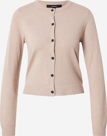 Cardigan 'VMVicky' VERO MODA en marron : devant