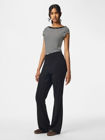 PIECES Flared Leggings 'BILLIE ' in Zwart