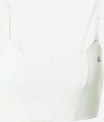 Bustier Soutien-gorge de sport 'Studio Light-Support' ADIDAS SPORTSWEAR en blanc : devant