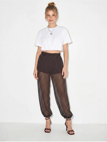 Bianco Lucci Tapered Hose‌‌‌‌‌‌‌ in Schwarz