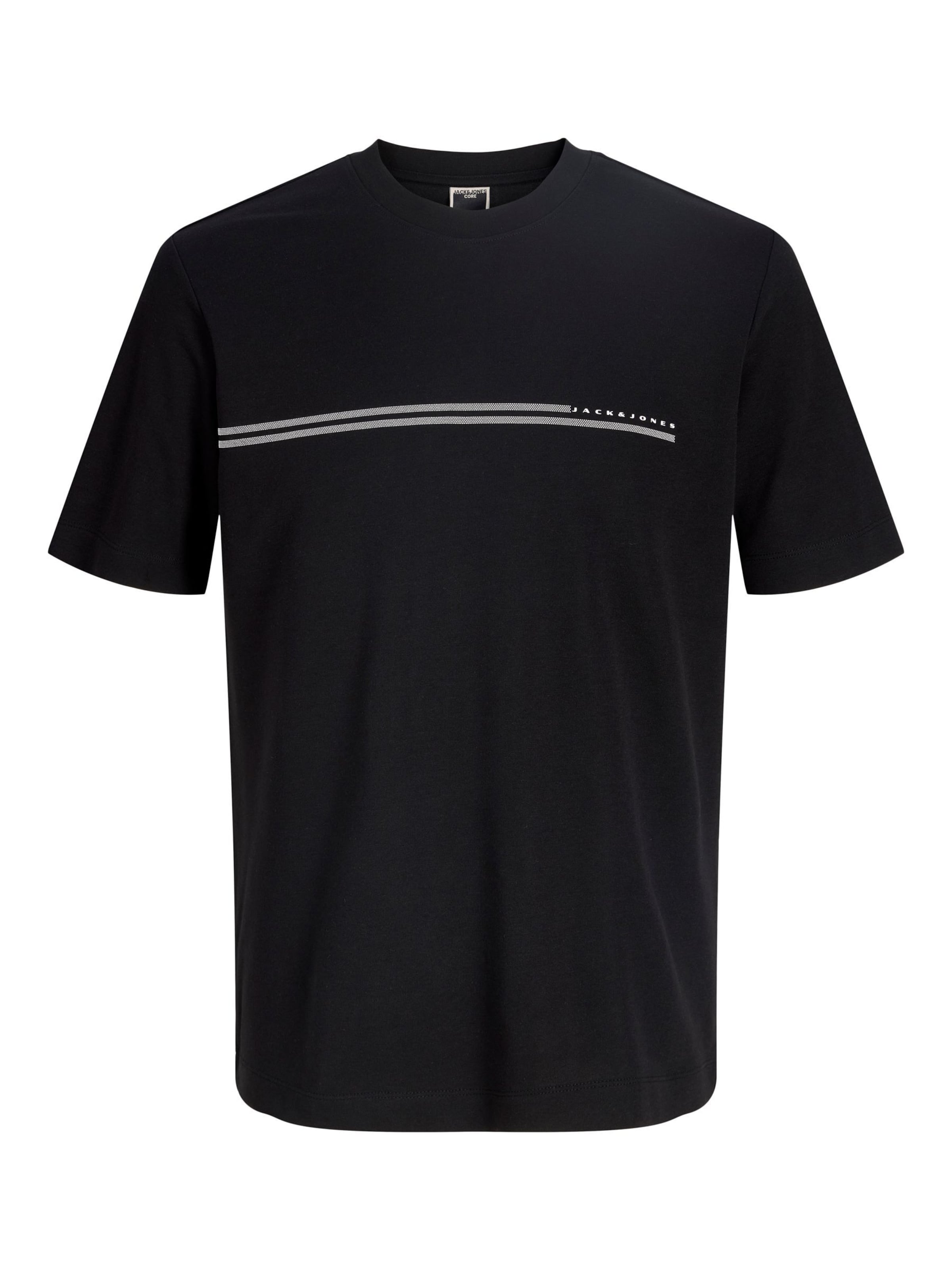 JACK & JONES Shirt 'JCOFUSION' in Black: front