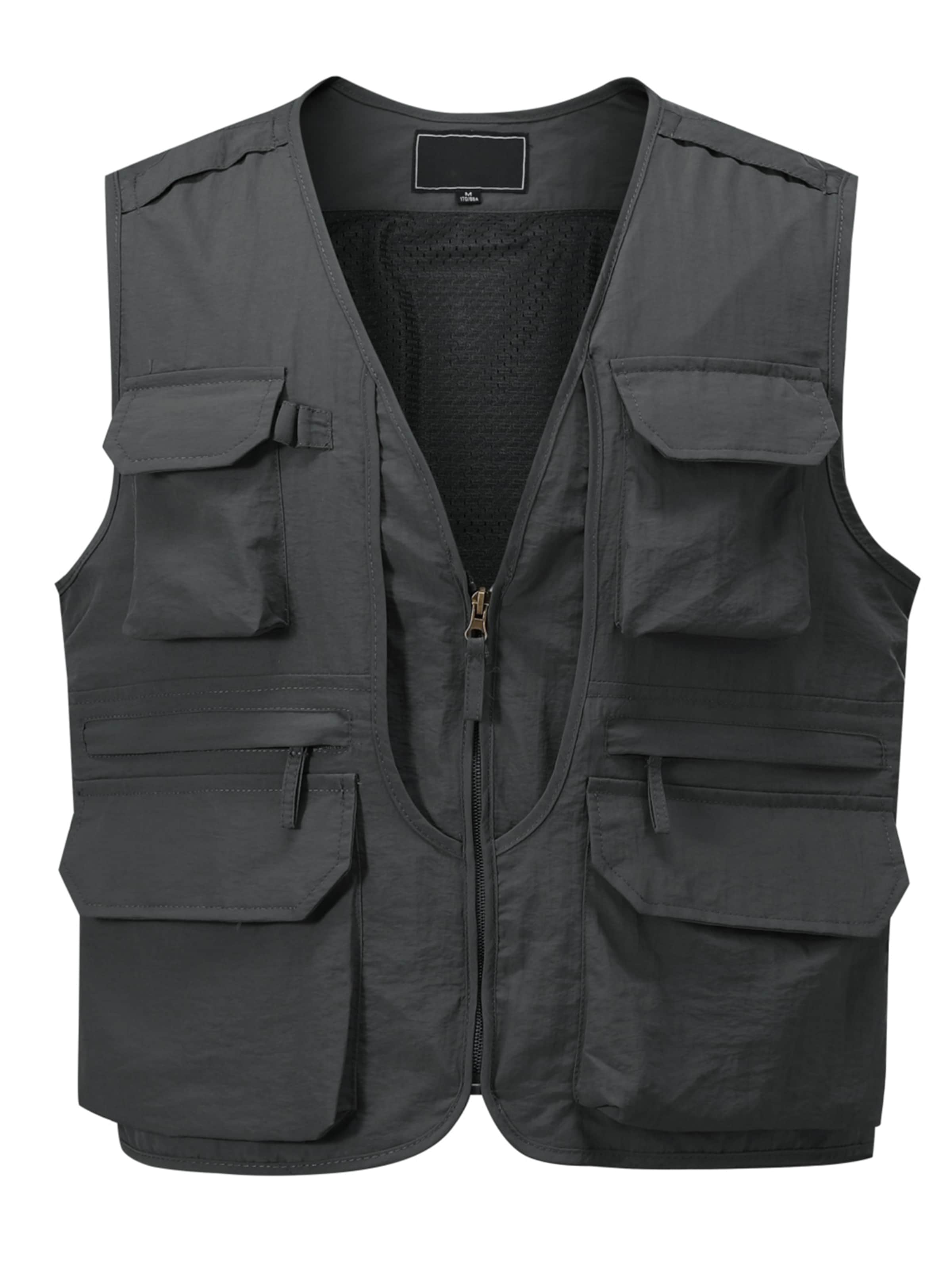 Youthup Sports Vest in Grey: front