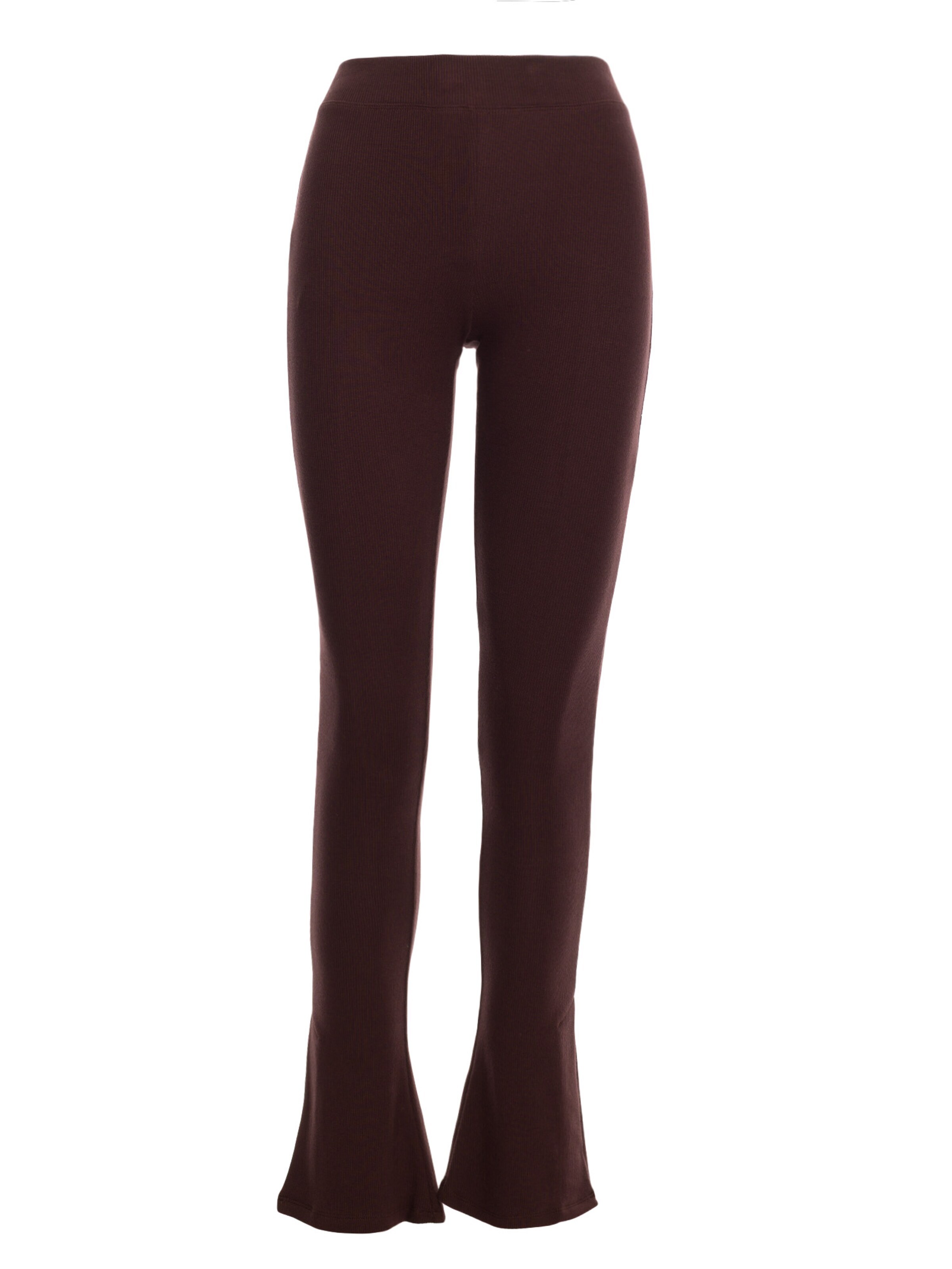 Leggings de la made of emotion pe maro: față