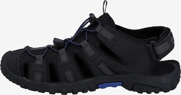 HI-TEC Sandale in Schwarz: Vorderseite