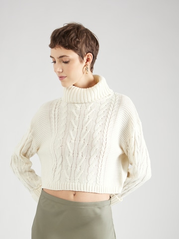 BRAVE SOUL Sweater in Beige: front