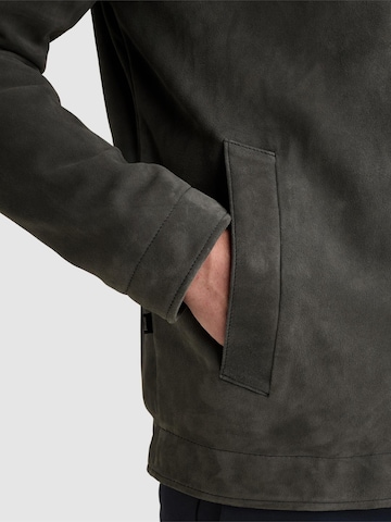 VANGUARD Välikausitakki 'Suede shirt jacket' värissä harmaa