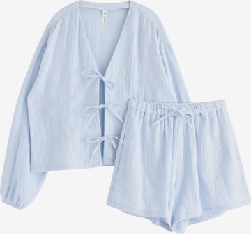 Lindex Pyjamashortsit värissä sininen: etupuoli