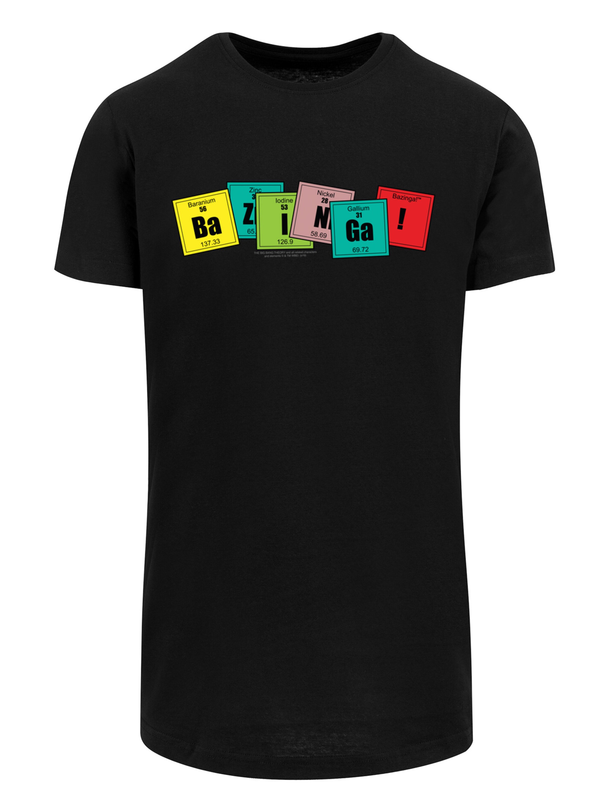 T-Shirt F4NT4STIC en noir : devant