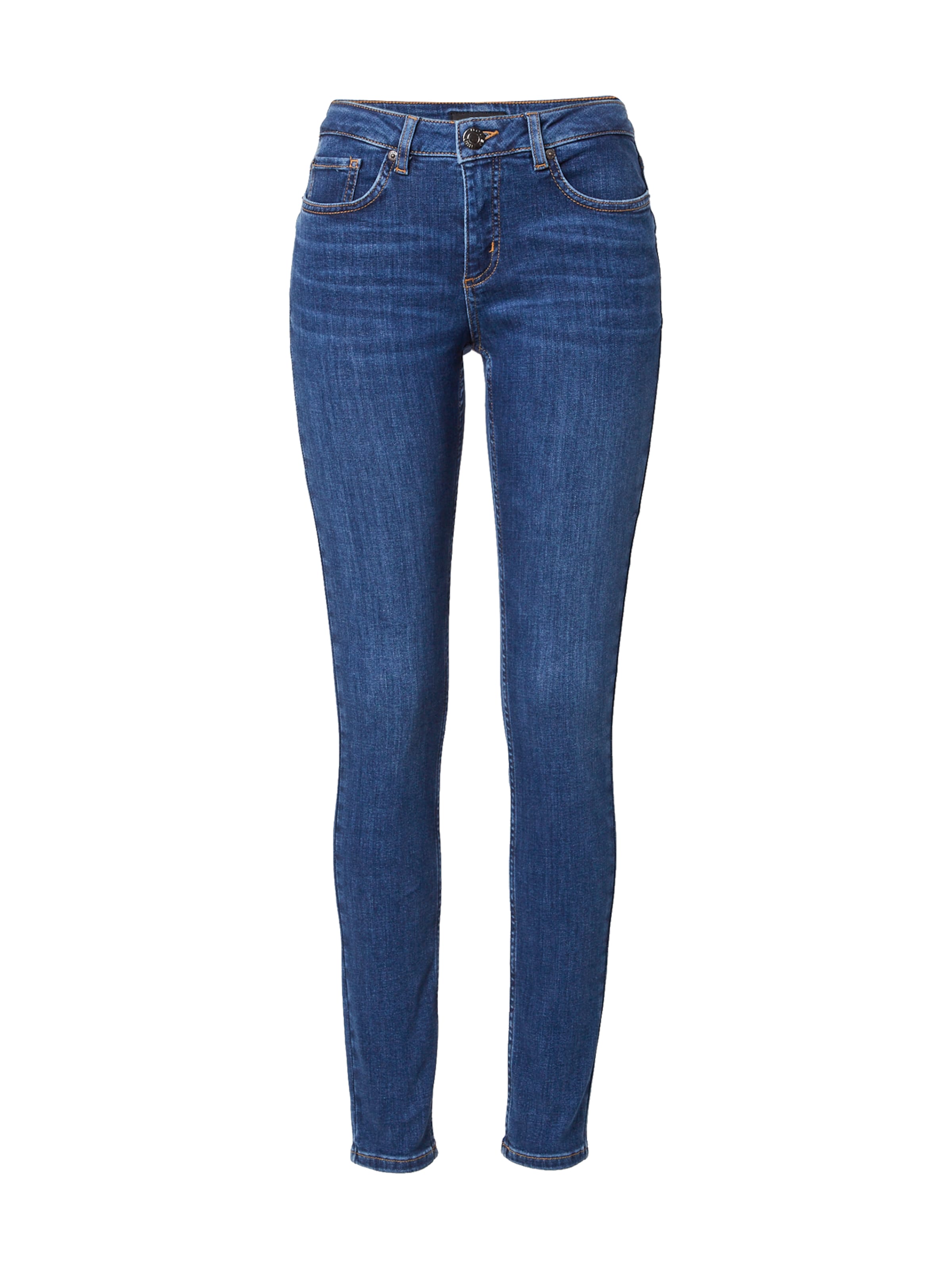 OPUS Slimfit Džíny 'Elma' – modrá: přední strana