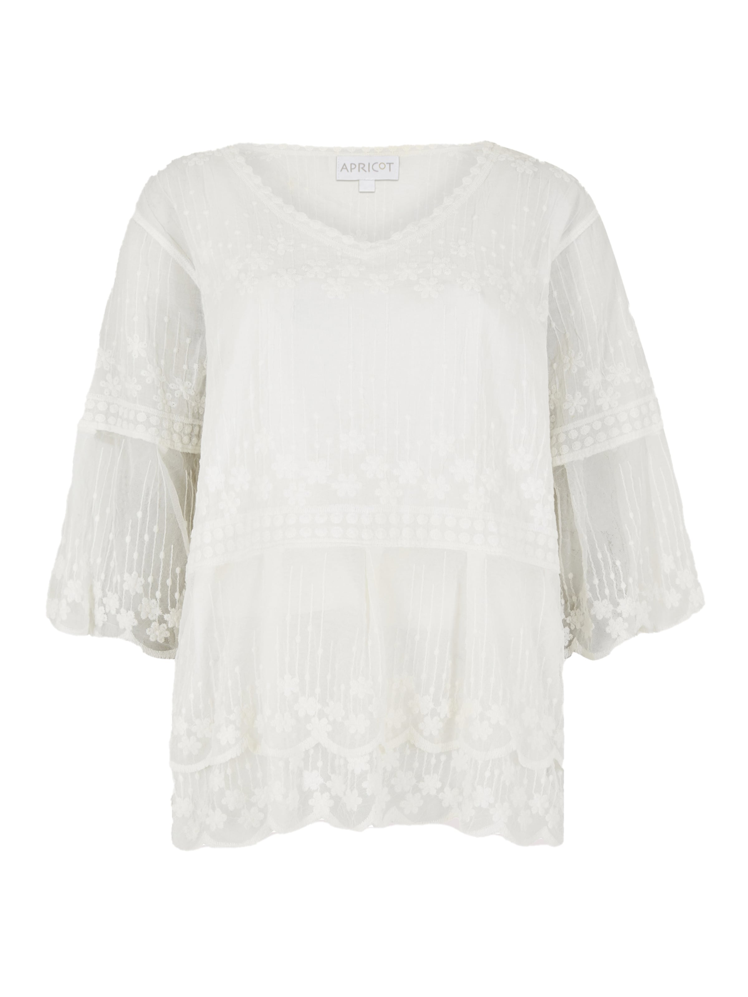 Chemisier Apricot en blanc : devant