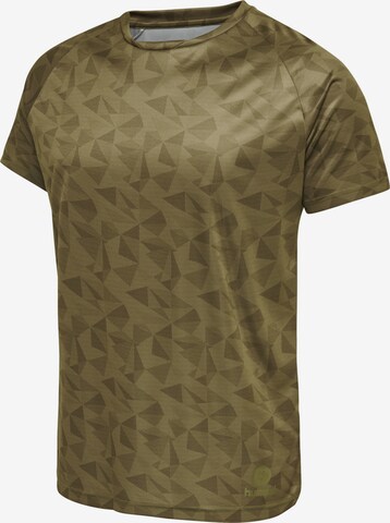 Hummel Performance Shirt in Green: front