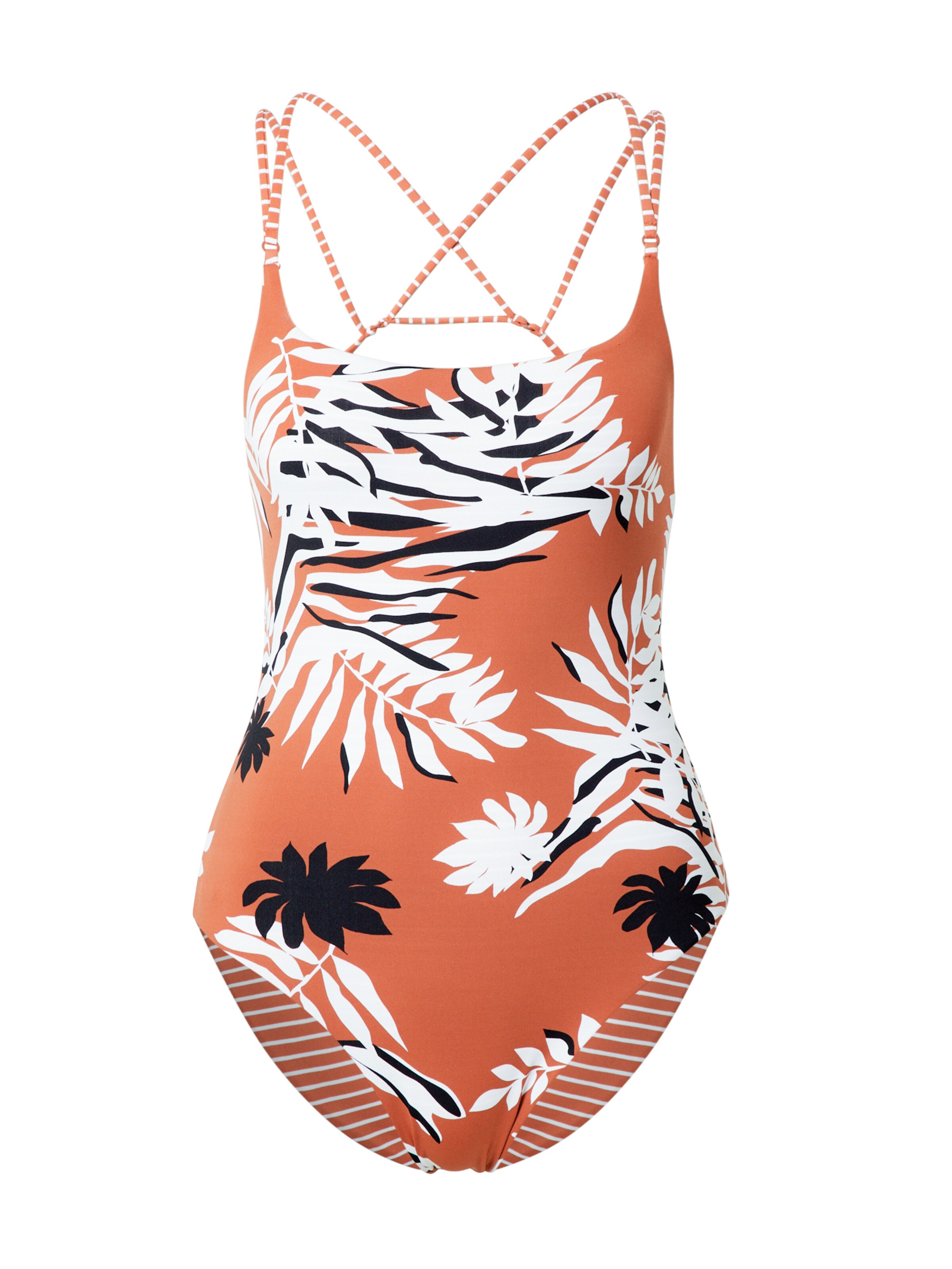 dark orange swimsuit