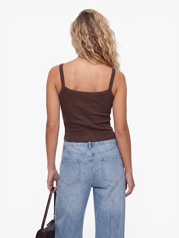 Haut 'Nola' studioselect en marron