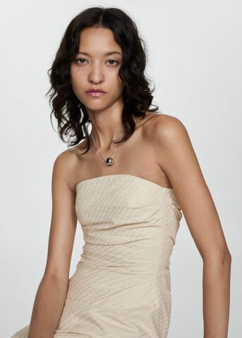 MANGO Dress 'TERRY' in Beige